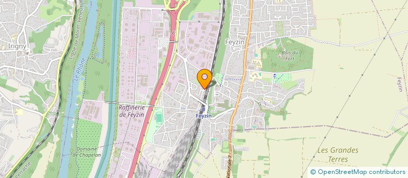 localisation de l'entreprise MADAME LOUBNA EL AISSAOUI  FEYZIN