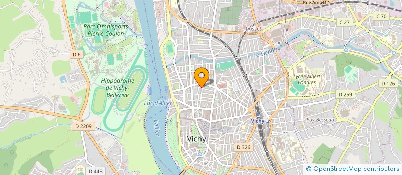 localisation de l'entreprise MADAME LOUBNA EL BAKKALI  VICHY