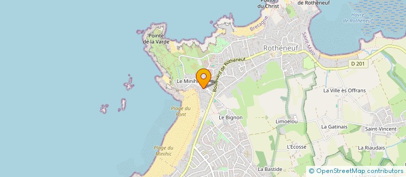 localisation de l'entreprise MADAME LOUBNA EL OUARZAZ  SAINT-MALO