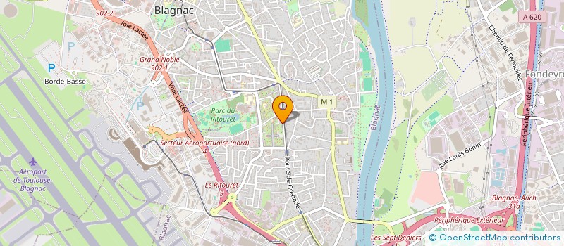 localisation de l'entreprise MADAME LOUBNA EL QLECH à BLAGNAC