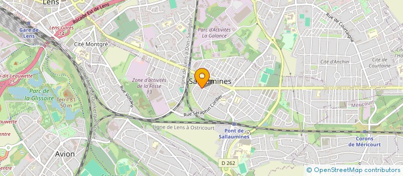 localisation de l'entreprise MADAME LOUBNA GOUMZI  SALLAUMINES