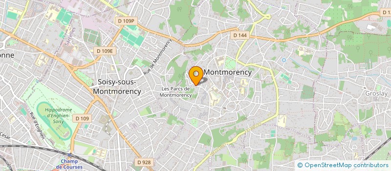 localisation de l'entreprise MADAME LOUBNA GUENDOUZE à MONTMORENCY
