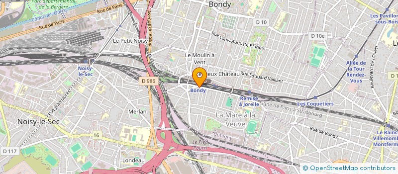 localisation de l'entreprise MADAME LOUBNA HADDAD  ROMAINVILLE