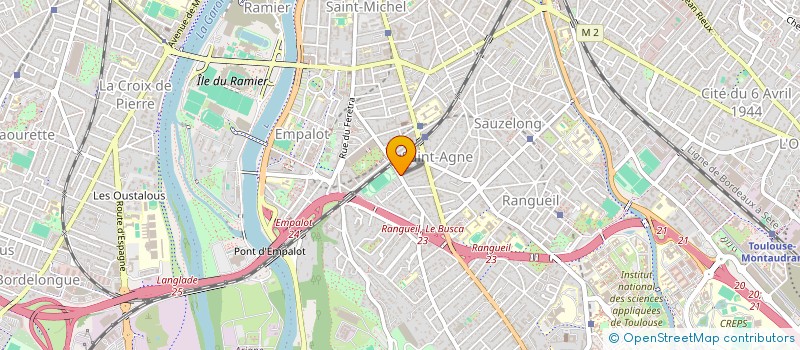localisation de l'entreprise MADAME LOUBNA HOUMIRAT à TOULOUSE