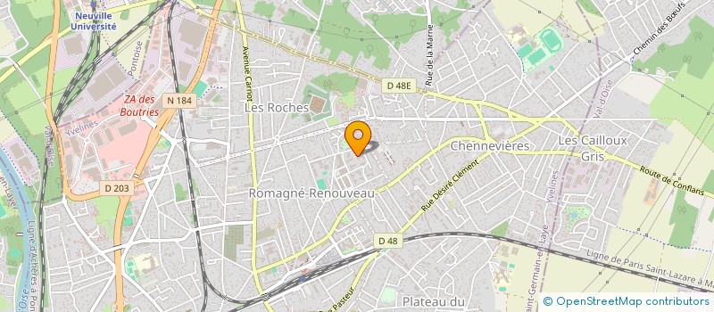 localisation de l'entreprise MADAME LOUBNA IDBAHA  CONFLANS-SAINTE-HONORINE