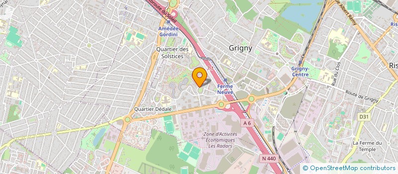 localisation de l'entreprise MADAME LOUBNA KAMELI  GRIGNY