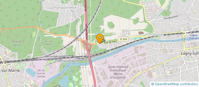 localisation de l'entreprise MADAME LOUBNA KETME  POMPONNE