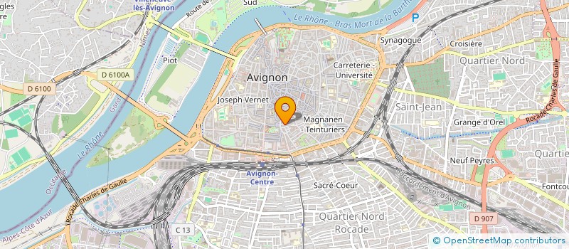 localisation de l'entreprise MADAME LOUBNA KHIDER  AVIGNON