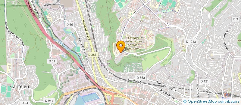 localisation de l'entreprise MADAME LOUBNA MAHDID  MONT-SAINT-AIGNAN