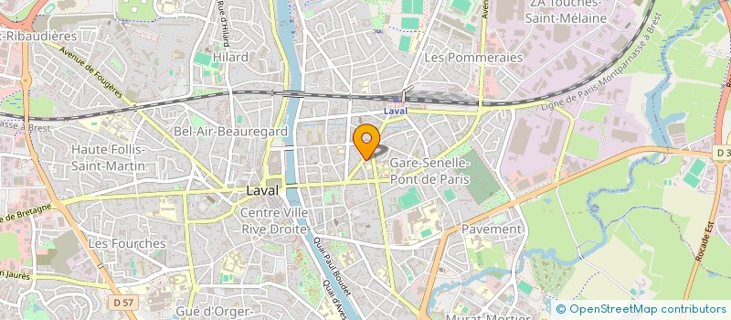 localisation de l'entreprise MADAME LOUBNA MANSSOURI à LAVAL