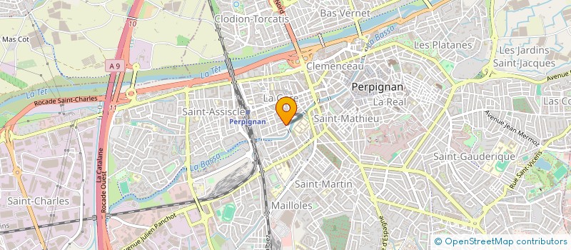 localisation de l'entreprise MADAME LOUBNA MESFIOUI  PERPIGNAN