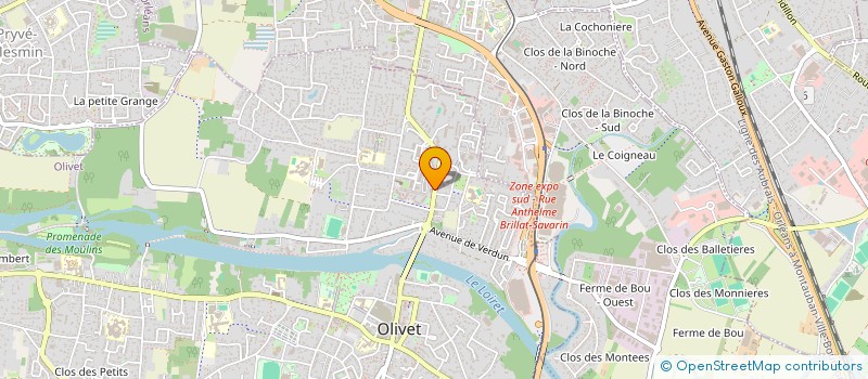 localisation de l'entreprise MADAME LOUBNA MHAIH à OLIVET