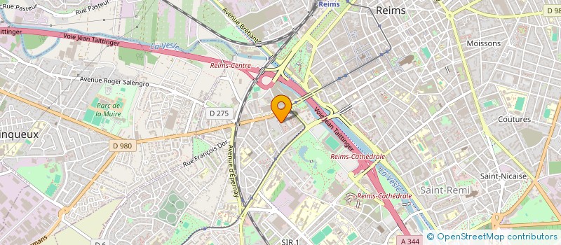 localisation de l'entreprise MADAME LOUBNA SAOUDI à REIMS