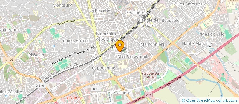 localisation de l'entreprise MADAME LOUBNA TOUCHANT à NIMES