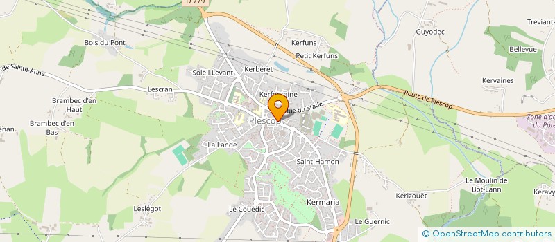 localisation de l'entreprise MADAME LOUDMILA GAUCHER  PLESCOP