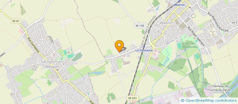 localisation de l'entreprise MADAME LOUIS BELLIOT  WAVRIN