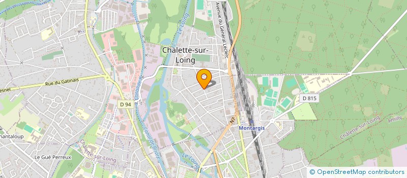 localisation de l'entreprise MADAME LOUIS EDELIN à CHALETTE-SUR-LOING