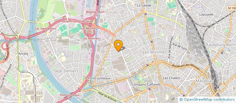 localisation de l'entreprise MADAME LOUIS MEUNIER  TOULOUSE