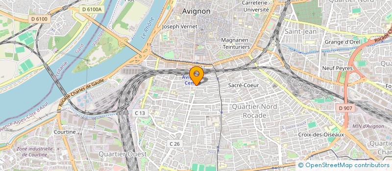 localisation de l'entreprise MADAME LOUIS RACHELLE KOUKOUA  AVIGNON