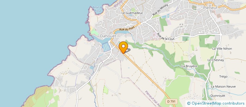 localisation de l'entreprise MADAME LOUIS SELLE  PLENEUF-VAL-ANDRE