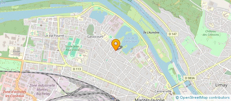 localisation de l'entreprise MADAME LOUIS TATI  MANTES-LA-JOLIE