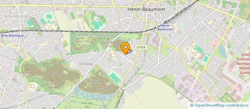 localisation de l'entreprise MADAME LOUISA ANDRE  HENIN-BEAUMONT