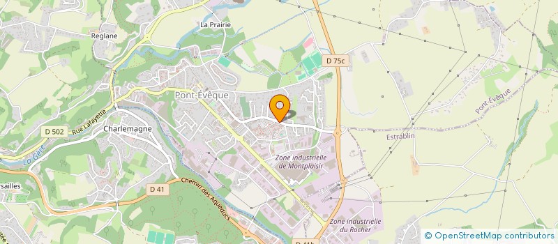 localisation de l'entreprise MADAME LOUISA BOUGAOUICHE  PONT-EVEQUE