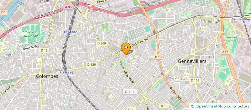 localisation de l'entreprise MADAME LOUISA BOUKHELLOUT à ASNIERES-SUR-SEINE
