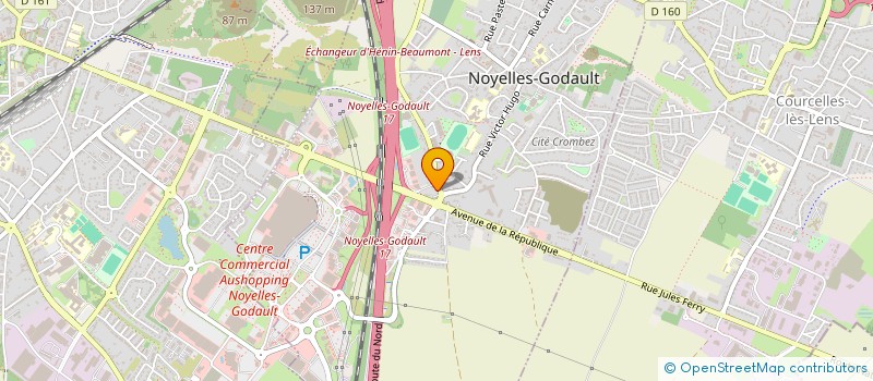 localisation de l'entreprise MADAME LOUISA BOULANGER  NOYELLES-GODAULT