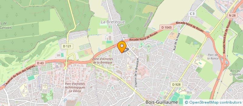 localisation de l'entreprise MADAME LOUISA BOUSSAD à BOIS-GUILLAUME