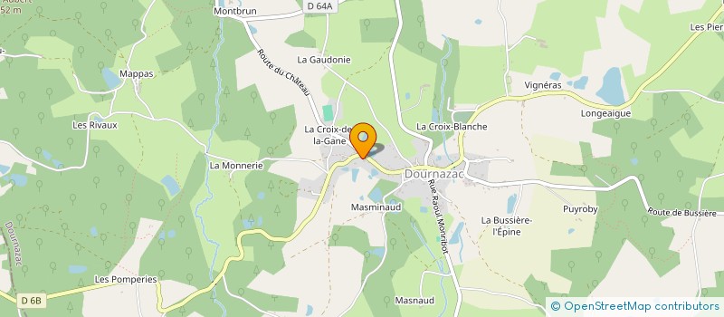 localisation de l'entreprise MADAME LOUISA BRAHMI  DOURNAZAC