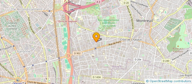 localisation de l'entreprise MADAME LOUISA CHOUIHI à MONTREUIL