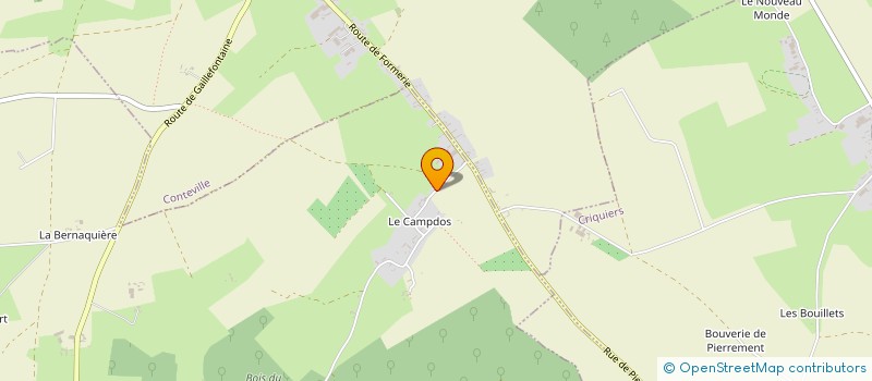 localisation de l'entreprise MADAME LOUISA CRISPE à GOUFFERN EN AUGE