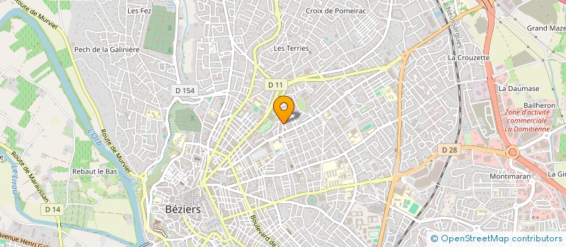 localisation de l'entreprise MADAME LOUISA D AMBROSIO à BEZIERS