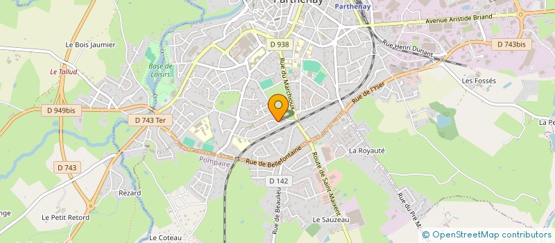 localisation de l'entreprise MADAME LOUISA DIAS  PARTHENAY