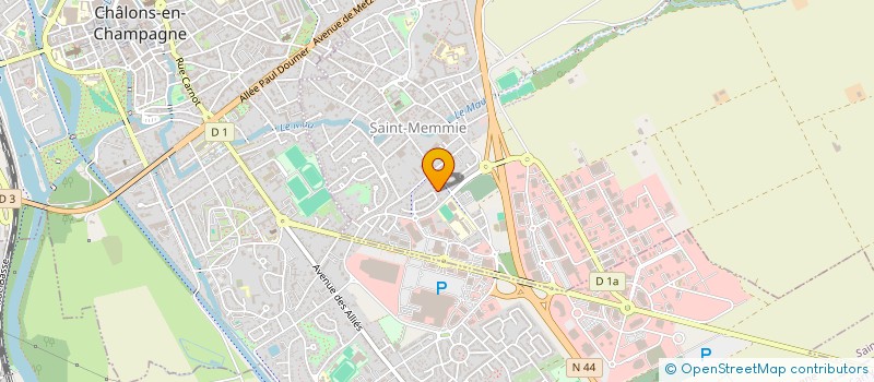 localisation de l'entreprise MADAME LOUISA GADAMY  SAINT-MEMMIE