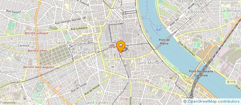 localisation de l'entreprise MADAME LOUISA GUENANE à BORDEAUX