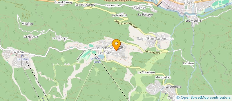 localisation de l'entreprise MADAME LOUISA HOWSON à COURCHEVEL