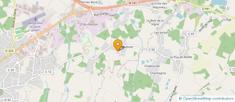 localisation de l'entreprise MADAME LOUISA JAMES  SAINT-JUNIEN