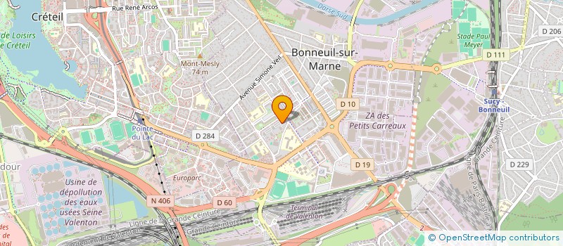 localisation de l'entreprise MADAME LOUISA KHIDER  BONNEUIL-SUR-MARNE