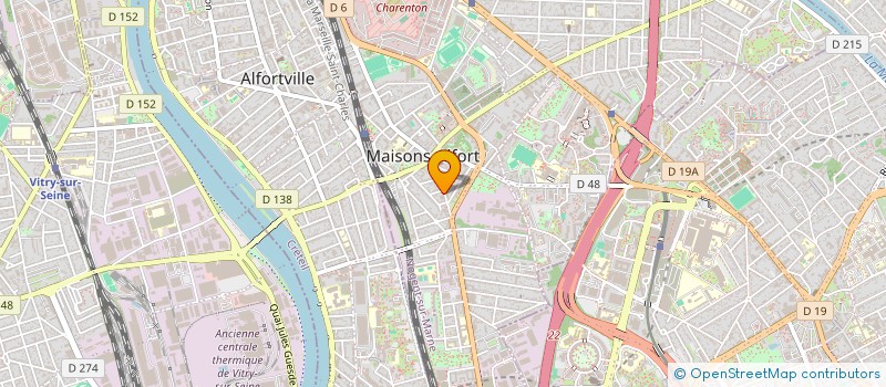 localisation de l'entreprise MADAME LOUISA LAID  MAISONS-ALFORT