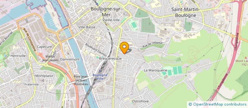 localisation de l'entreprise MADAME LOUISA LEGRAND à BOULOGNE-SUR-MER
