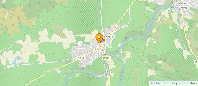 localisation de l'entreprise MADAME LOUISA MARCEROU  FABREZAN