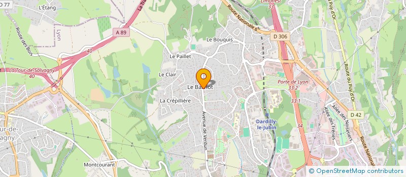 localisation de l'entreprise MADAME LOUISA-MARIE NAVARRO  DARDILLY