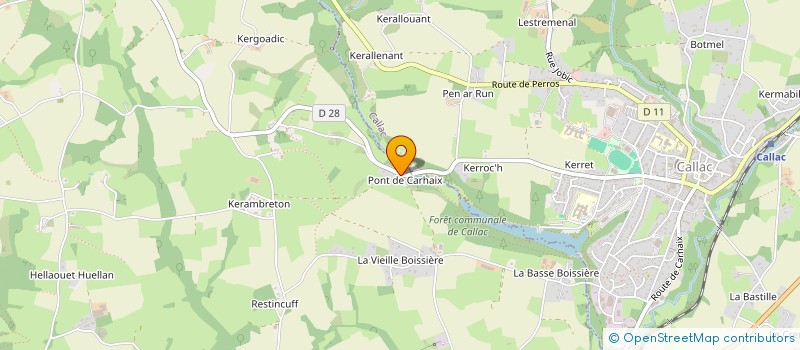 localisation de l'entreprise MADAME LOUISA MCCABE à PLUSQUELLEC