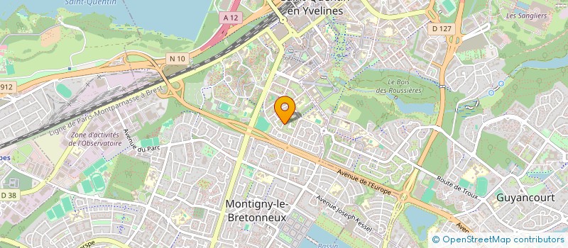 localisation de l'entreprise MADAME LOUISA MELLOUKI  MONTIGNY-LE-BRETONNEUX