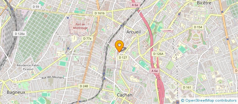 localisation de l'entreprise MADAME LOUISA OURAGHI à ARCUEIL