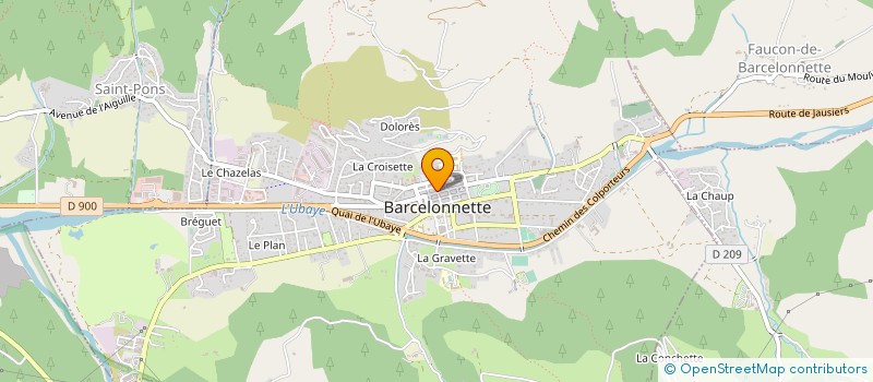 localisation de l'entreprise MADAME LOUISA PELLAT à BARCELONNETTE
