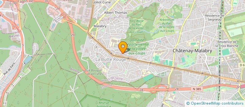 localisation de l'entreprise MADAME LOUISA PURUEHNCE NZOUMBA  CHATENAY-MALABRY