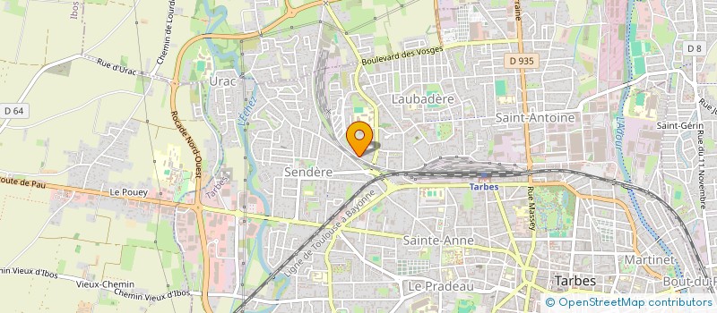 localisation de l'entreprise MADAME LOUISA RAVENEAU  TARBES